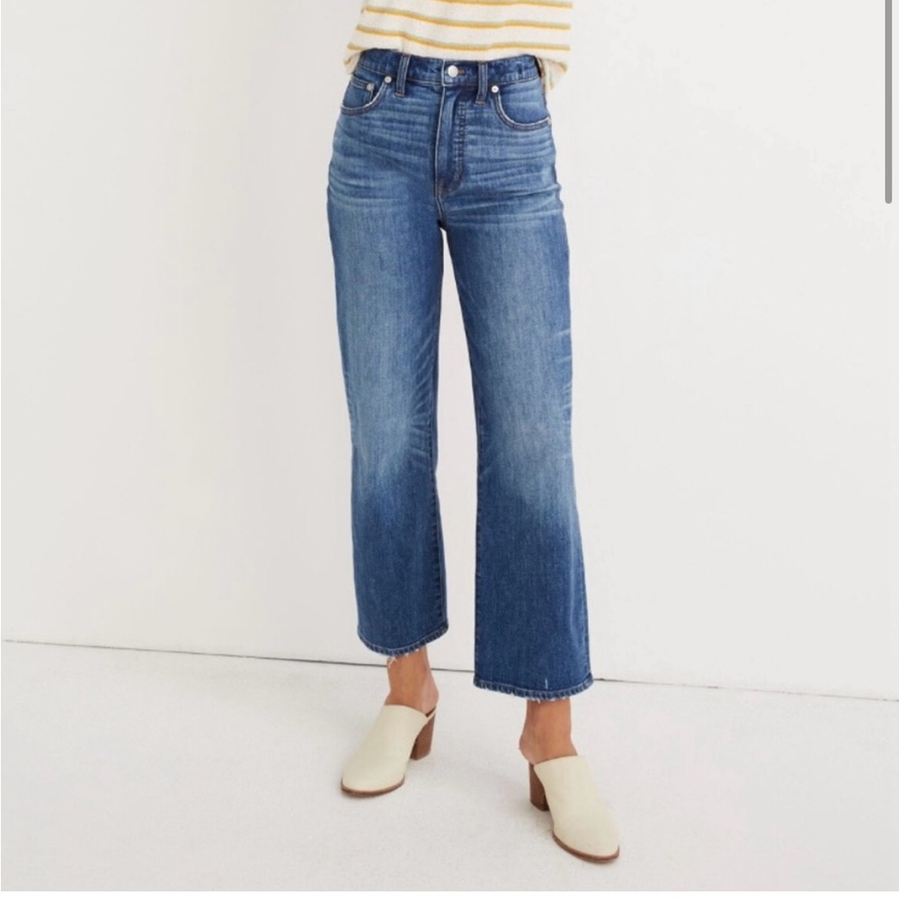 Madewell Blue Flare & Wide Leg Jeans